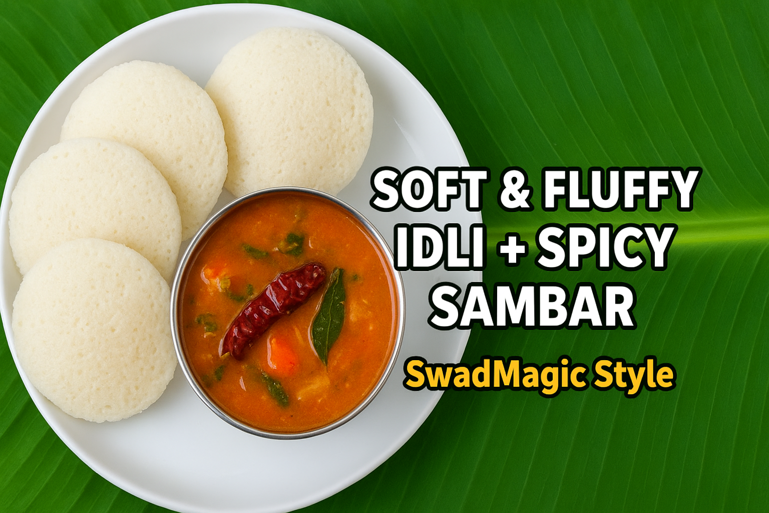 इडली सांबार रेसिपी | Idali Sambar Recipe in Marathi2025