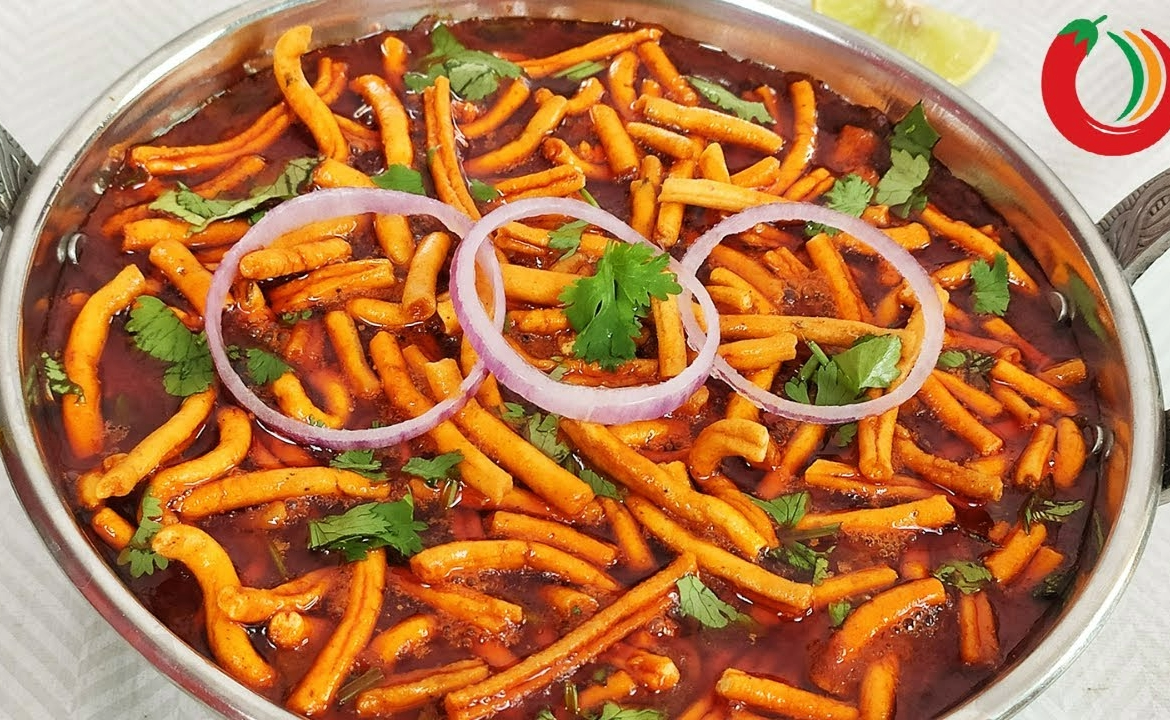 Spicy shev bhaji|चमचमीत शेव भाजी2025