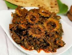 Healthy bitter gourd Bhaji
